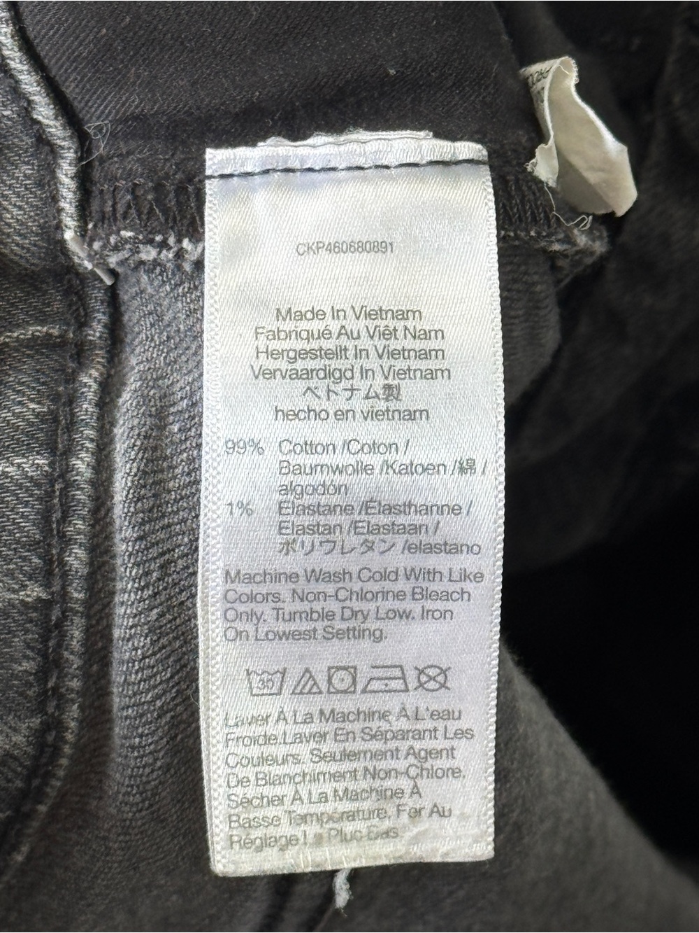 Madewell Black Balloon Denim Jeans Sz 28 - Picture 9 of 9